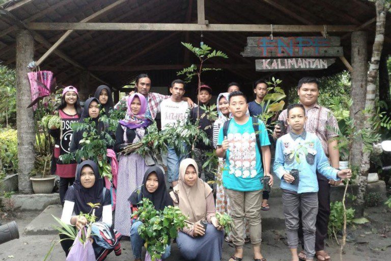 Friends of Nature, People and Forests (formerly known as Friends of the National Parks Foundation) supporting the community in Kalimantan